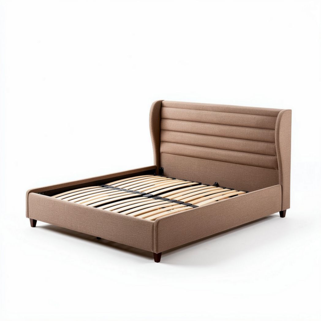 Upholstered bed frame designed for comfort - 200 x 160 x 100cm