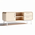 Wooden TV stand with storage space - 150 x 40 x 50cm