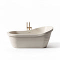 Freestanding stone bathtub for modern bathrooms - 150 x 75 x 55cm